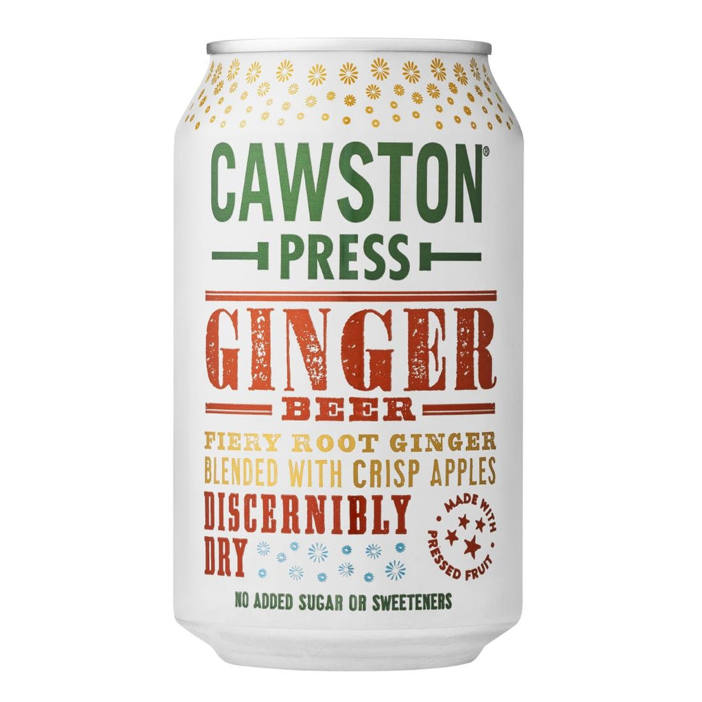 Cawston Press Sparkling Ginger Beer Drink 330ml (Pack of 24) - HY398  Cawston Press   