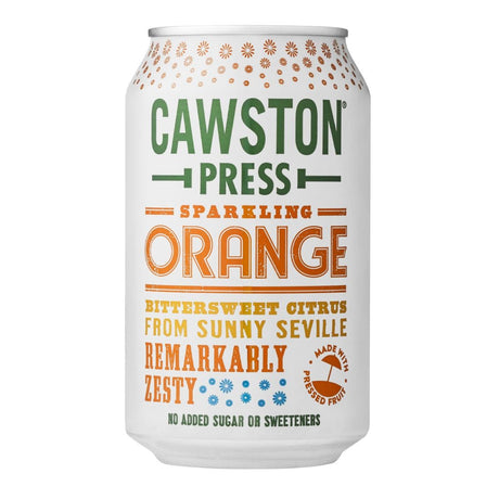 Cawston Press Sparkling Orange Drink 330ml (Pack of 24) - HY399  Cawston Press   