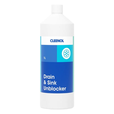 Cleenol Drain & Sink Unblocker 1Ltr (Pack of 6) - HY532  Cleenol   