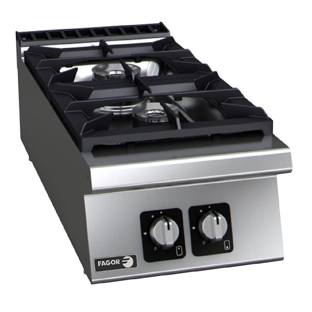 Fagor 900 Series 2 Burner Countertop Gas Hob 13.25kW - HY816  Fagor   