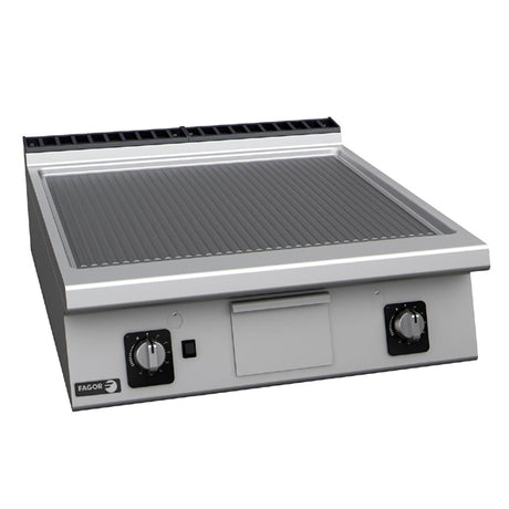 Fagor 900 Series Countertop Ribbed Plate Gas Griddle FT-G910 R - HY842  Fagor   