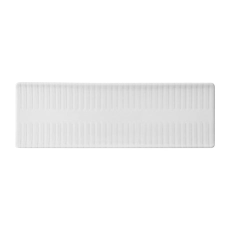 Churchill Era Grey Oblong Plates 330x110mm (Pack of 6) - HY917 Plates Churchill Super Vitrified