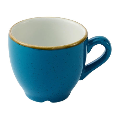 Churchill Stonecast Java Blue Cafe Espresso Cups 103ml (Pack of 12) - HY935 Cups and Mugs Churchill Super Vitrified