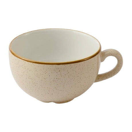 Churchill Stonecast Nutmeg Cream Cafe Cappuccino Cups 355ml (Pack of 12) - HY943 Cups and Mugs Churchill Super Vitrified
