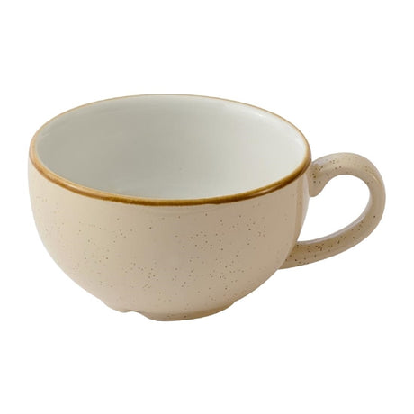 Churchill Stonecast Nutmeg Cream Cafe Cappuccino Cups 236ml (Pack of 12) - HY944 Cups and Mugs Churchill Super Vitrified