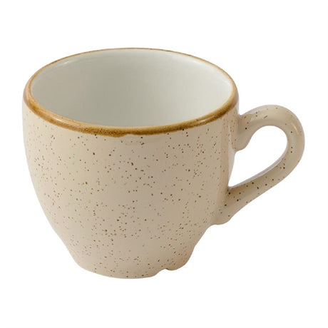 Churchill Stonecast Nutmeg Cream Cafe Espresso Cups 103ml (Pack of 12) - HY945 Cups and Mugs Churchill Super Vitrified