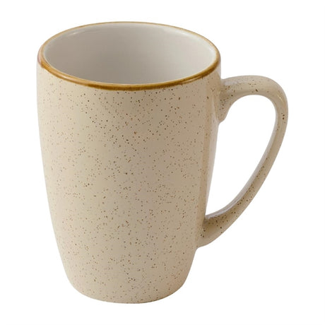 Churchill Stonecast Nutmeg Cream Profile Mugs 355ml (Pack of 12) - HY951 Churchill Super Vitrified Churchill Super Vitrified   