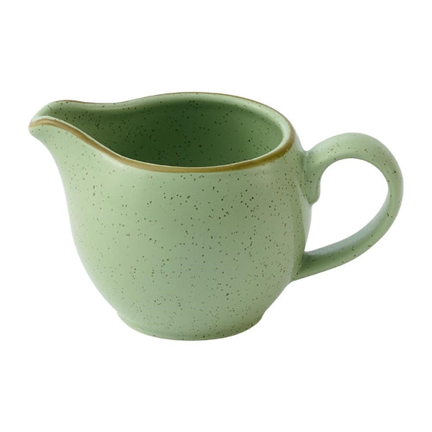 Churchill Stonecast Sage Green Profile Jugs 118ml (Pack of 4) - HY960 Churchill Super Vitrified Churchill Super Vitrified   