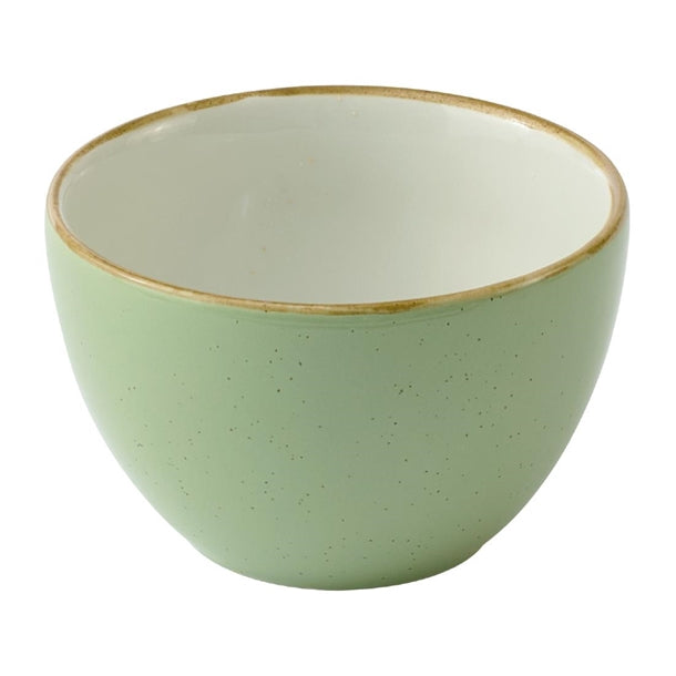Churchill Stonecast Sage Green Profile Sugar Bowls 236ml (Pack of 12) - HY962 Bowls Churchill Super Vitrified