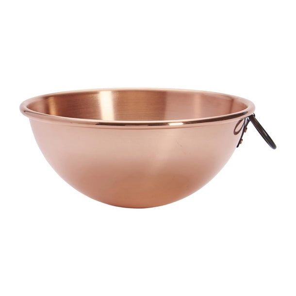 De Buyer Copper Egg Whites Bowl with Cast Iron Ring Handle 200mm - HZ140  De Buyer   