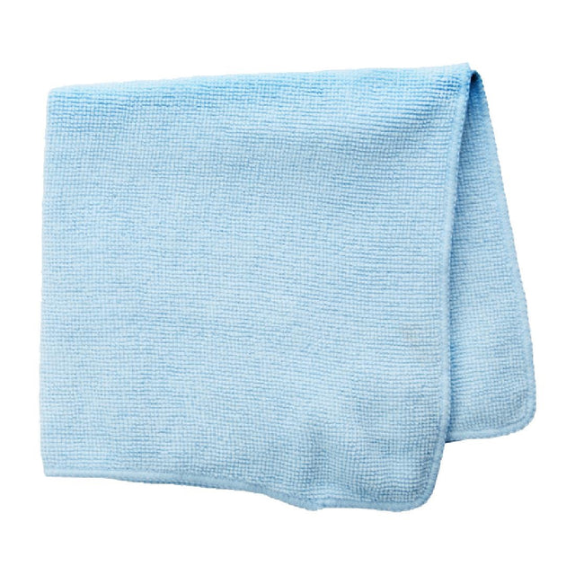 Rubbermaid Economy Microfibre Cloth Blue 400x400mm (Pack of 24) - HZ152  Rubbermaid   