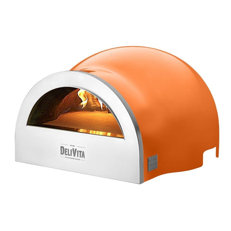Delivita Pizza Oven Orange Blaze - HZ243  DeliVita   