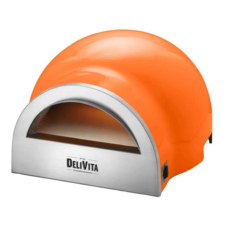 Delivita Dual Fuel Gas Pizza Oven Orange Blaze - HZ248  DeliVita   