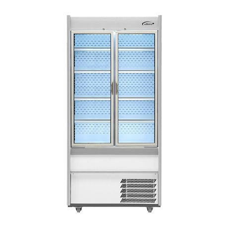 Williams M-Series Gem Multideck Fridge White with Hinged Front Door M100-WCD-HFD - HZ282 Refrigerated Merchandisers Williams