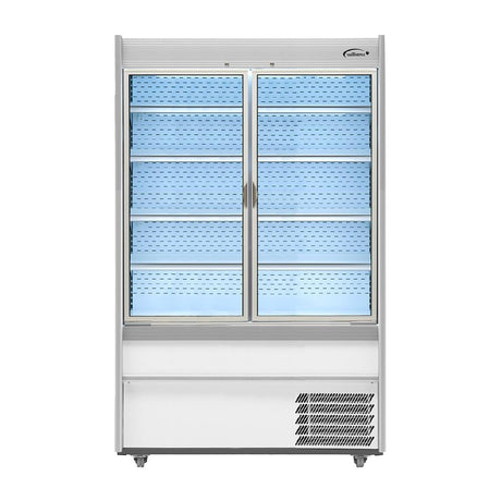 Williams M-Series Gem Multideck Fridge Stainless with Hinged Front Door M125-SCD-HFD - HZ285 Refrigerated Merchandisers Williams