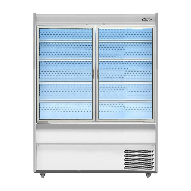 Williams M-Series Gem Multideck Fridge Stainless with Hinged Front Door M150-SCD-HFD - HZ287 Refrigerated Merchandisers Williams