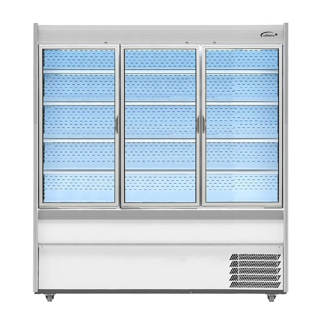 Williams M-Series Gem Multideck Fridge White with Hinged Front Door M180-WCD-HFD - HZ288 Refrigerated Merchandisers Williams