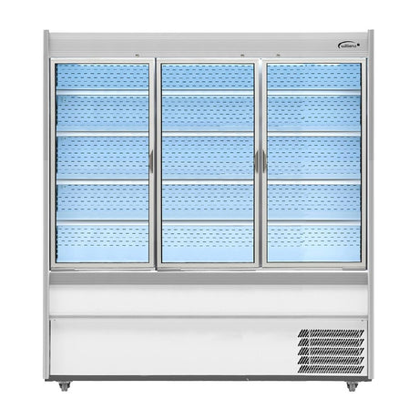 Williams M-Series Gem Multideck Fridge Stainless with Hinged Front Door M180-SCD-HFD - HZ289 Refrigerated Merchandisers Williams