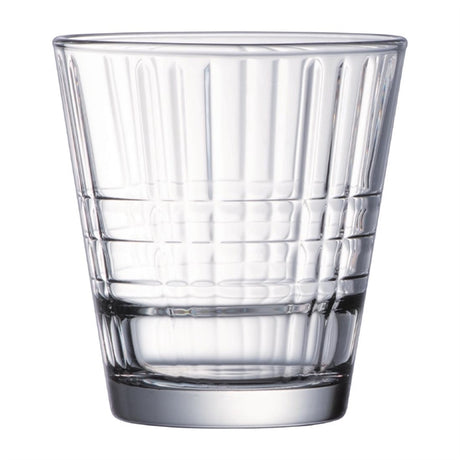 Arcoroc Stack Up Cross Tumblers 260ml (Pack of 24) - HZ416 Utopia Hi Balls and Tumblers Arcoroc   