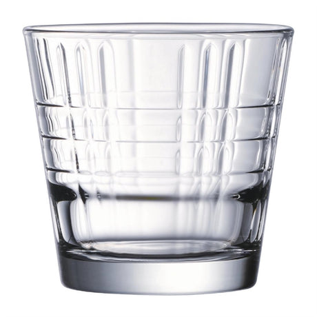 Arcoroc Stack Up Cross Tumblers 210ml (Pack of 24) - HZ417 Arcoroc Hi Balls and Tumblers Arcoroc   