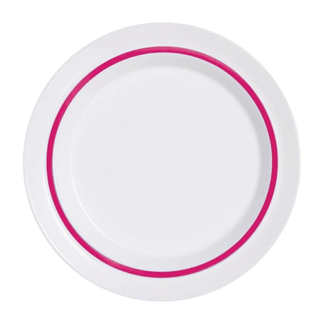 Arcoroc Autonomy Red Plates 230mm (Pack of 12) - HZ443 Plates Arcoroc