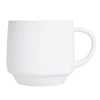 Arcoroc Intensity White Baril Cups 250ml (Pack of 24) - HZ447 Cups and Mugs Arcoroc