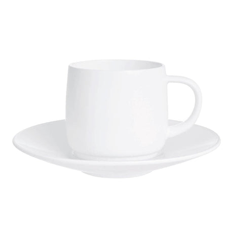 Arcoroc Intensity White Baril Saucers 154mm (Pack of 24) - HZ452 Arcoroc Crockery Arcoroc   