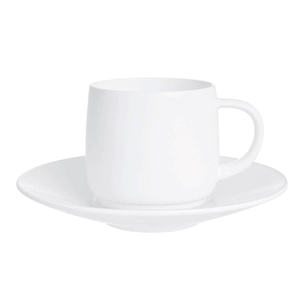 Arcoroc Intensity White Baril Saucers 154mm (Pack of 24) - HZ452 Arcoroc Crockery Arcoroc   