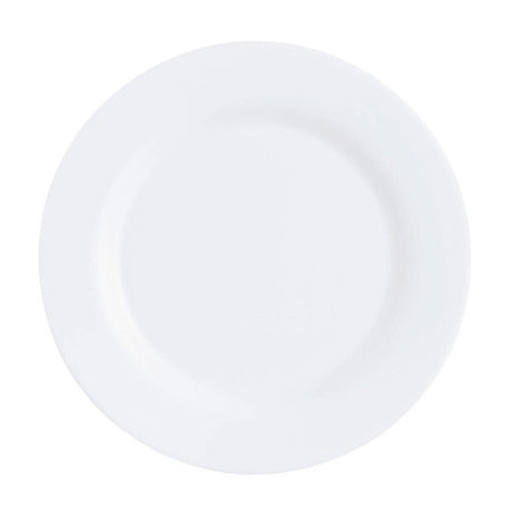 Arcoroc Intensity White Plates 255mm (Pack of 12) - HZ456 Plates Arcoroc