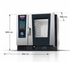 Rational iHexagon 6-Deck High Speed Combination Oven 6-1/1 High Speed Rapid Cook Ovens Rational