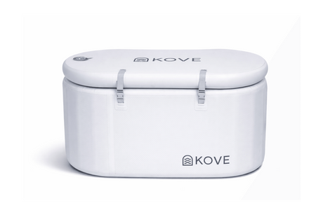KOVE Pro Ice Bath – Compact Reclined Cold Plunge (Chiller Compatible) White Ice Baths & Cold Plunges KOVE