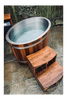 Empire Kove Ice Bath Large – Cedar Wood Cold Plunge with 304 Stainless Steel Liner & Step Ladder | KOVE-ICE2 Ice Baths & Cold Plunges Kove Designs