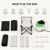 KOVE Portable Steam Sauna Tent | Home Steam Sauna with 4L Steamer & Chair - KOVE-STT