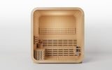 Kove 3-4 Person Spruce Cube Sauna with Front Porch & 6kW Electric Heater | KOVE-CUBE4 Outdoor Cube Saunas Kove Designs