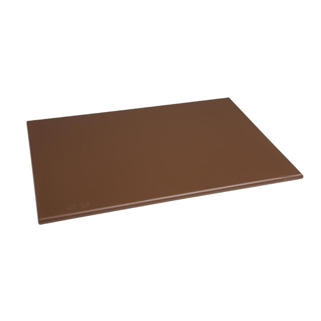 Hygiplas High Density Brown Chopping Board 450x300x12mm - J004  Hygiplas   