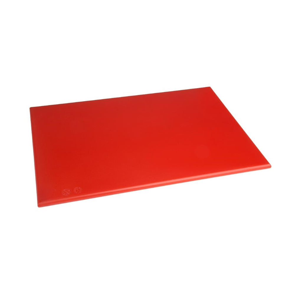 Hygiplas High Density Red Chopping Board Standard 450x300x12mm - J010  Hygiplas   