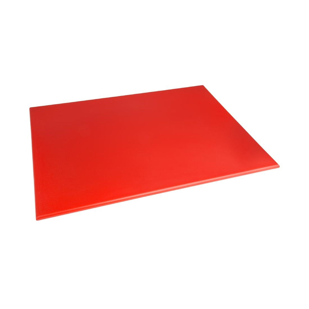 Hygiplas High Density Red Chopping Board Large 600x450x12mm - J011  Hygiplas   