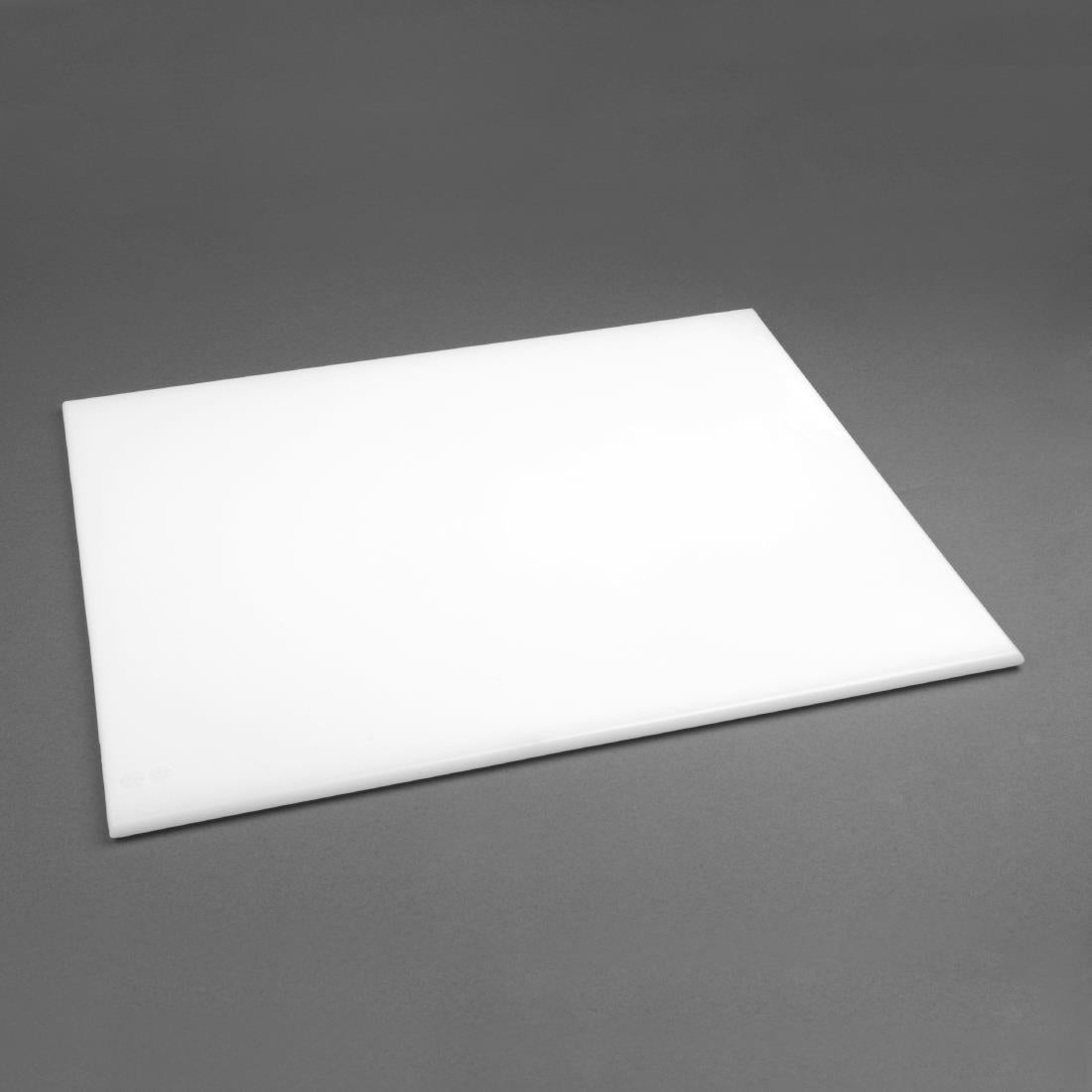 Hygiplas High Density White Chopping Board Large 600x450x12mm - J017  Hygiplas   