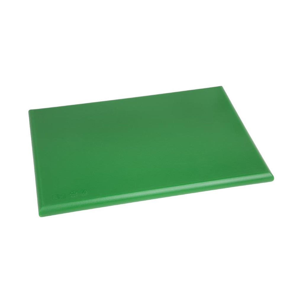 Hygiplas Thick High Density Green Chopping Board Standard 450x300x25mm - J037  Hygiplas   