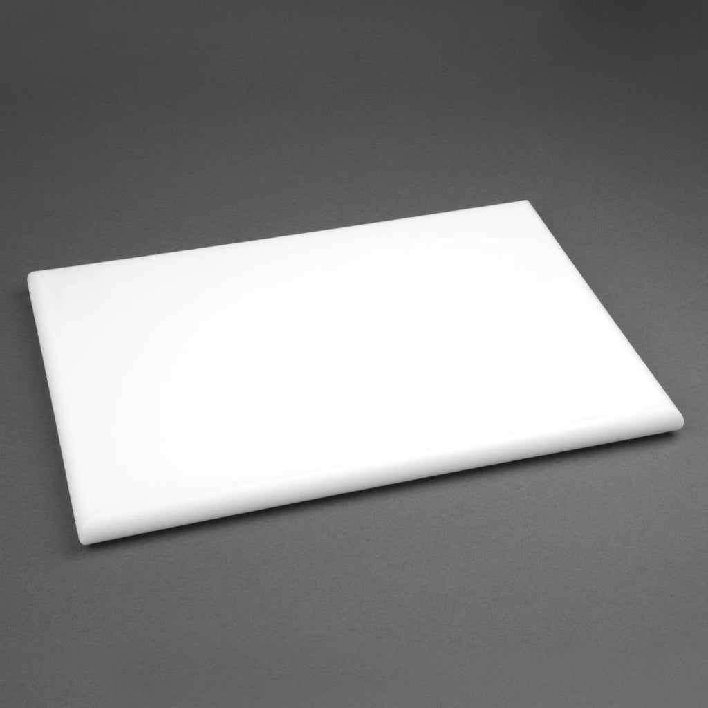 Hygiplas Thick High Density White Chopping Board Standard 450x300x25mm - J038  Hygiplas   