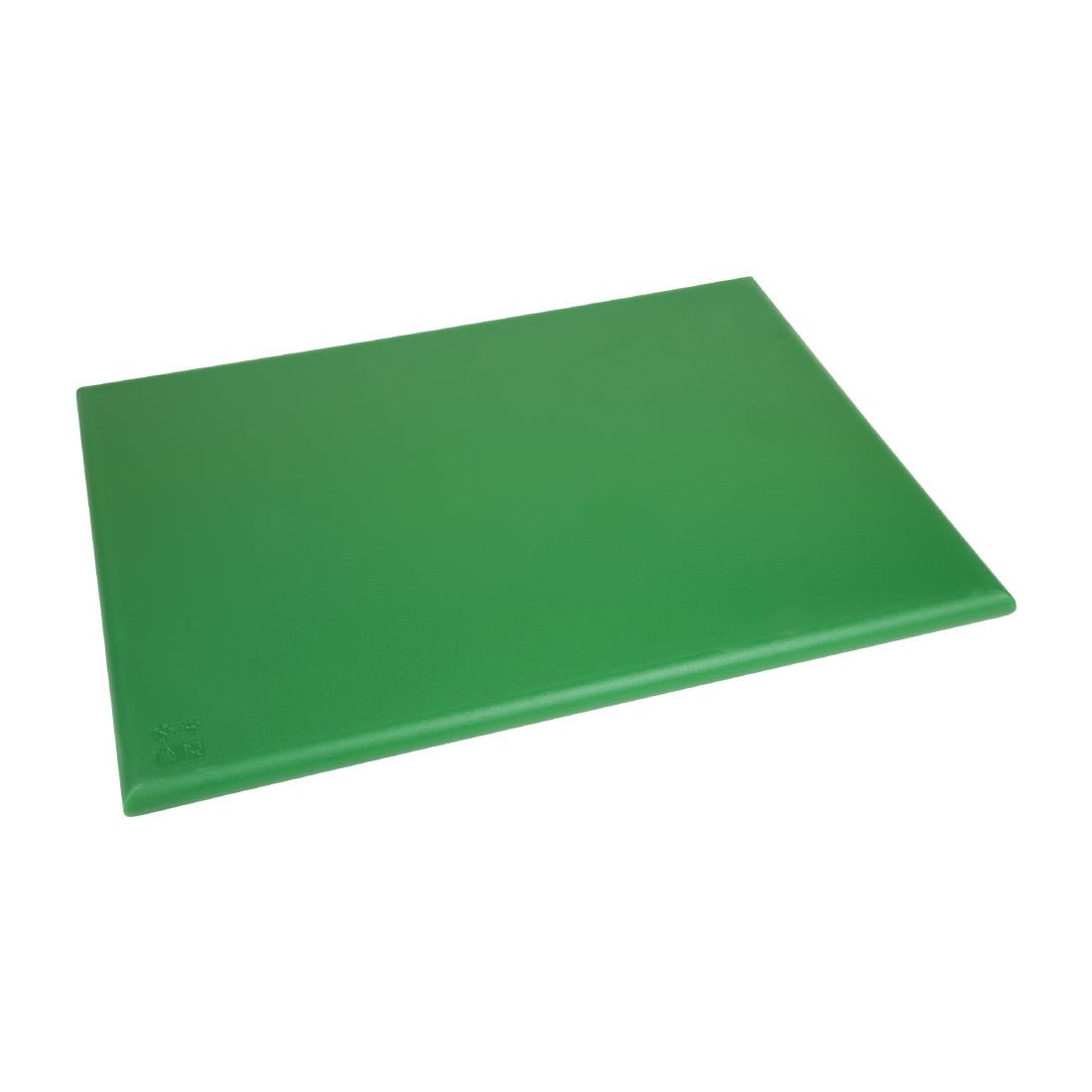 Hygiplas Thick High Density Green Chopping Board Large 600x450x25mm - J043  Hygiplas   