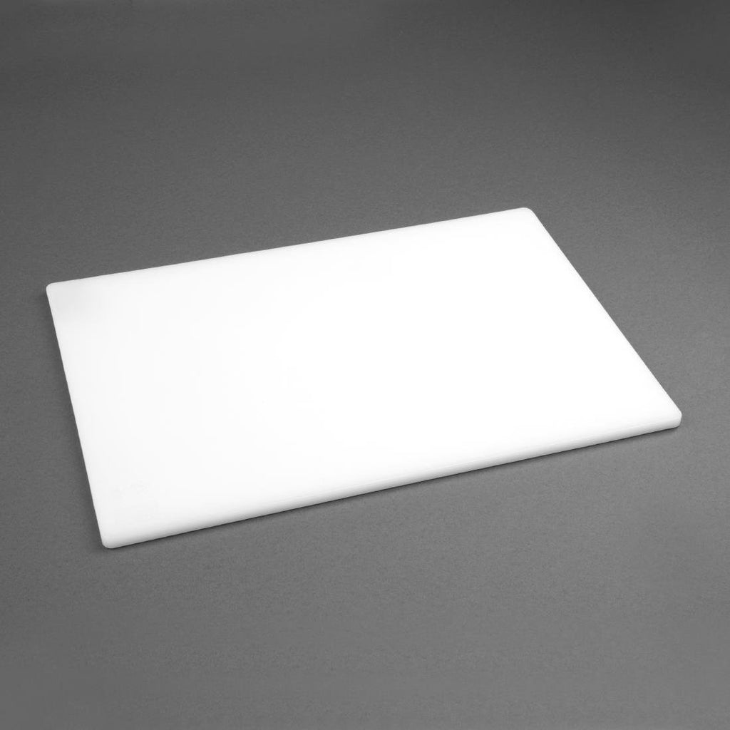 Hygiplas Low Density White Chopping Board Standard 450x300x12mm - J252  Hygiplas   