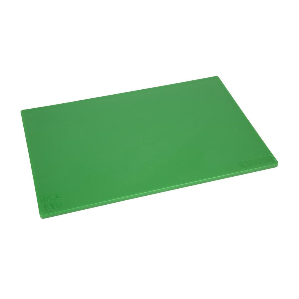 Hygiplas Low Density Green Chopping Board Standard 450x300x12mm - J253  Hygiplas   