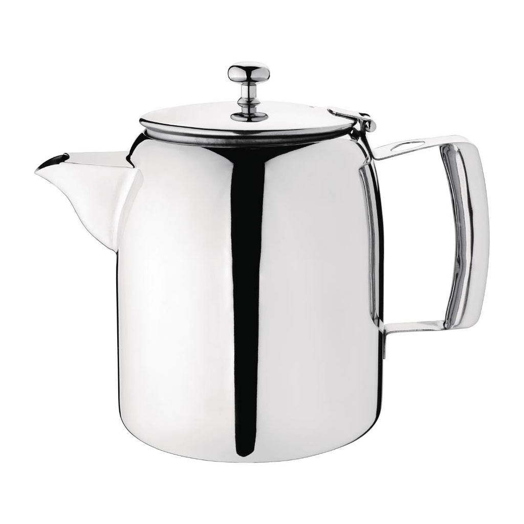 Olympia Cosmos Stainless Steel Teapot 1.4Ltr - J324  Olympia   
