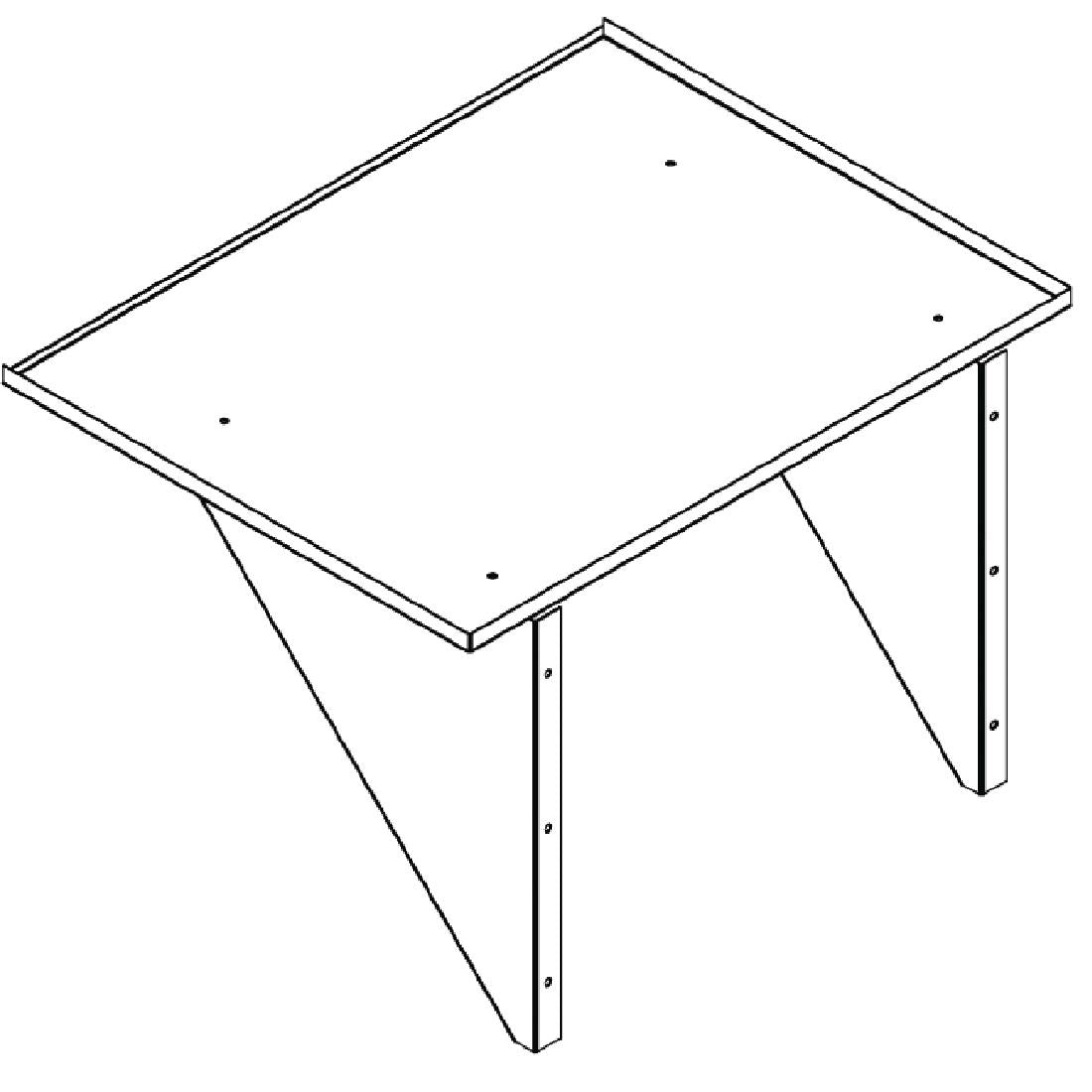 Wall Shelf for Lincat Salamander Grill - Ref GR3/WS - J555  Lincat   