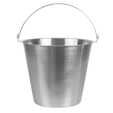 Jantex Stainless Steel Bucket 12Ltr - J807  Jantex   