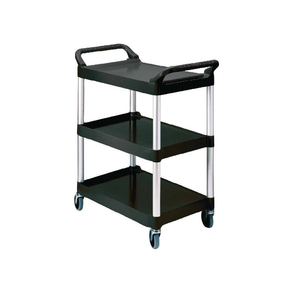 Rubbermaid Compact Utility Trolley Black - J818  Rubbermaid   