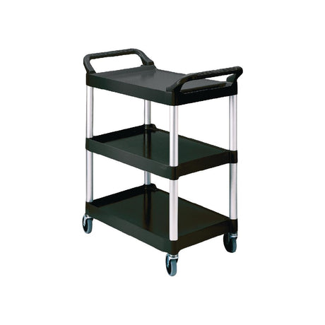 Rubbermaid Compact Utility Trolley Black - J818  Rubbermaid   