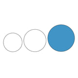 Cambro Camtread Fibreglass Round Non-Slip Tray Black 405mm - DM782  Cambro   