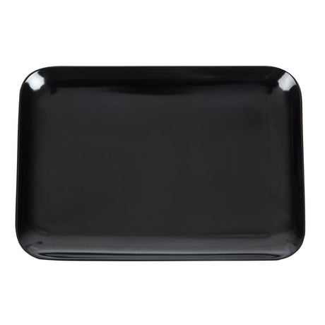 Dalebrook Melamine Medium Rectangular Platter Black 290mm - J896  Dalebrook   